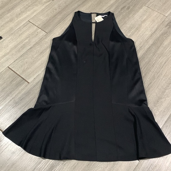 Parker NWT Black Sleeveless Mini Cocktail Dress       size M - Picture 8 of 14